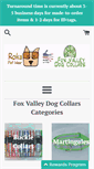 Mobile Screenshot of foxvalleydogcollars.com